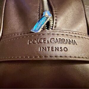 Dolce & Gabbana Intenso Dark Brown Toiletry Bag